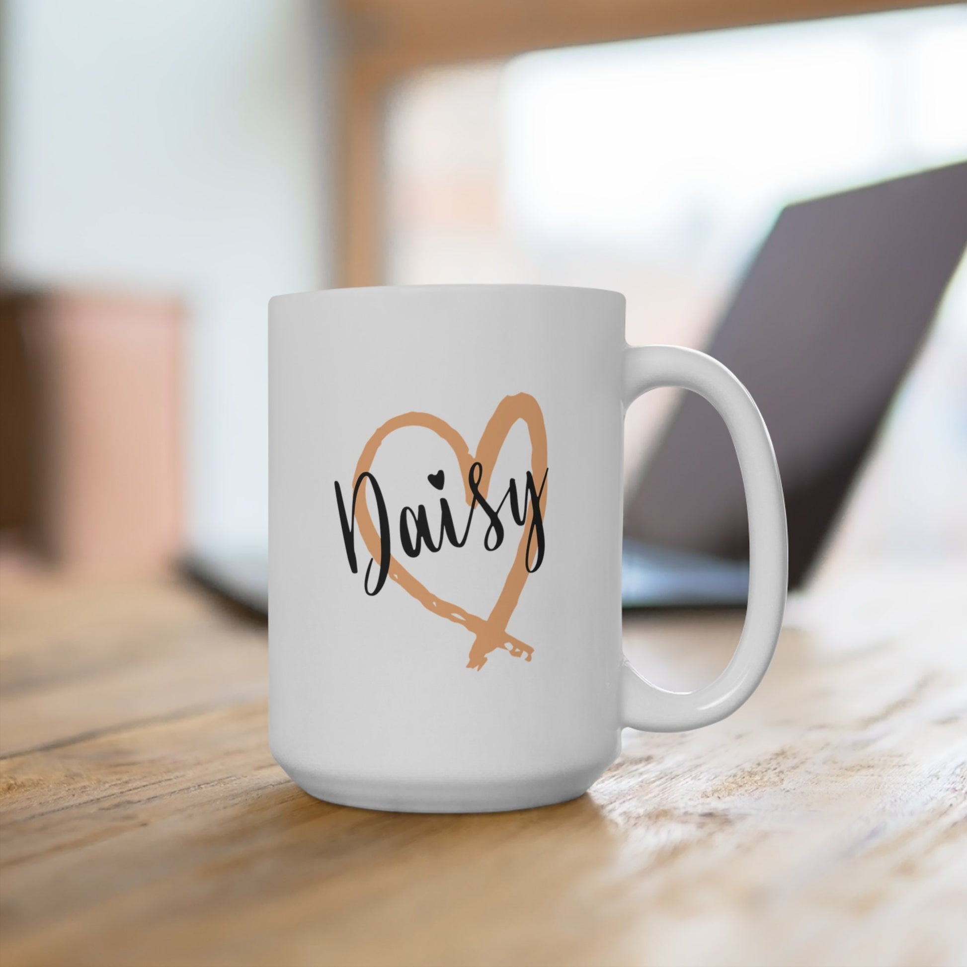 Personalized Dog Mom Cup, Cat Coffee Mug, Pet Best Friend, Custom Heart With Name, Cat Dad Gift For Him, Dog Parent Gift, Customized Dog Mug