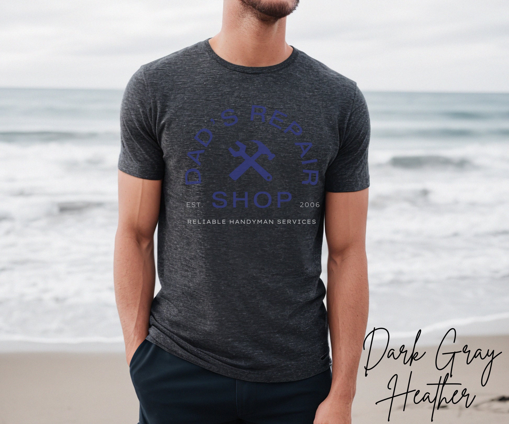 Personalized Father&#39;s Day Tee, Dad&#39;s Repair Shop Tshirt, Mr. Fixit, Dad of All Trades Shirt, Gift For Him, Superdad