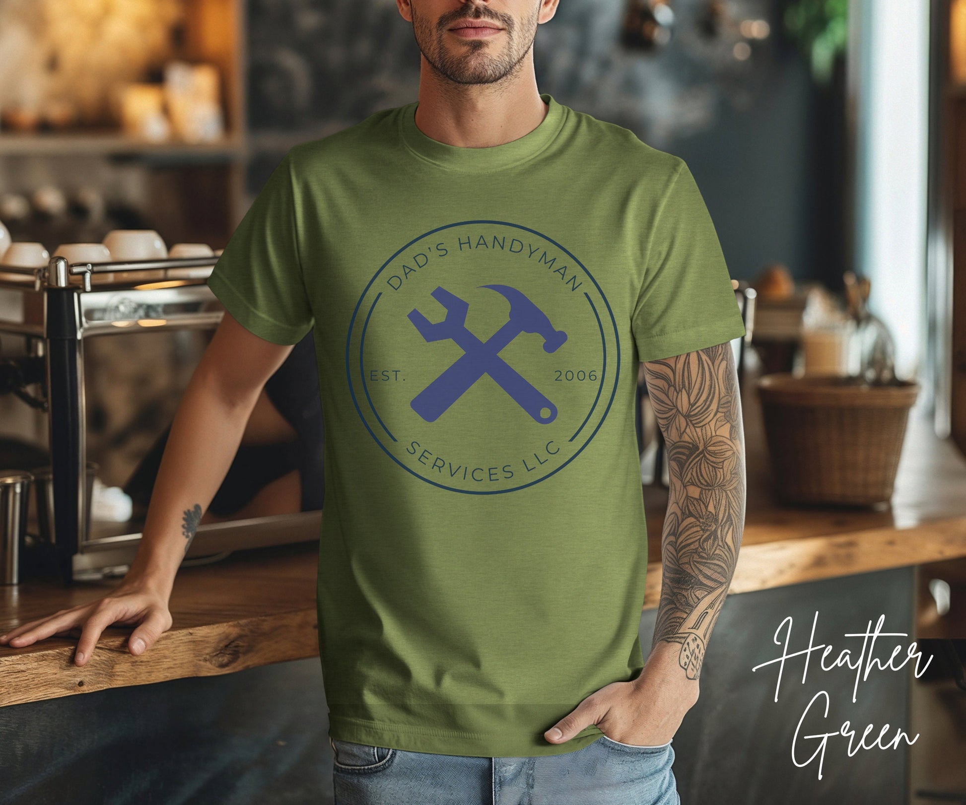 Personalized Father&#39;s Day Tee, Dad&#39;s Handyman Services, Mr. Fixit, Dad of All Trades Shirt, Gift For Him, Super Dad, Custom Tshirt for Dad