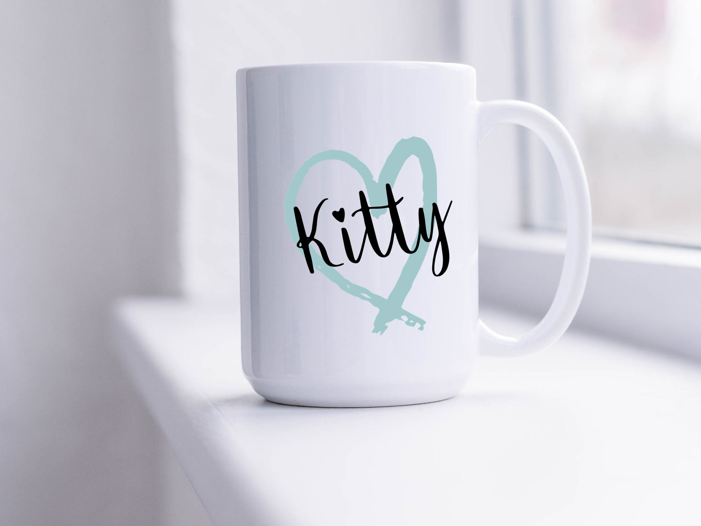 Personalized Dog Mom Cup, Cat Coffee Mug, Pet Best Friend, Custom Heart With Name, Cat Dad Gift For Him, Dog Parent Gift, Customized Dog Mug