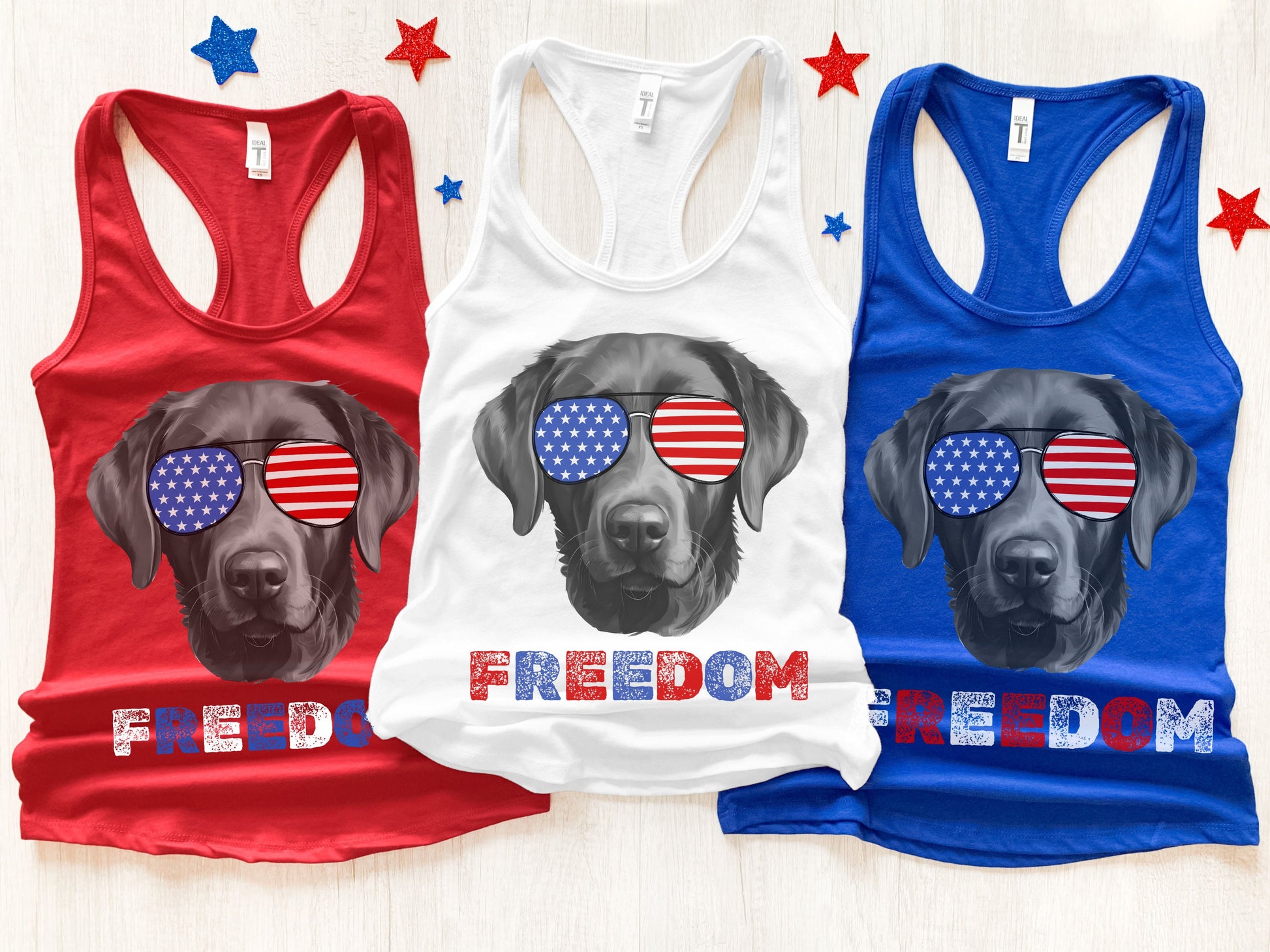 4th of July Tank Chocolate Lab, USA Pup Tank, Patriotic Sunglasses, Freedom Tshirt, Americana Tee, Fourth of July, Lab Mama, July 4th