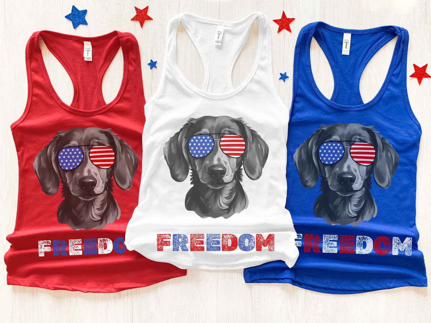 4th of July Tank Dachshund, USA Pup Tank, Patriotic Sunglasses, Freedom Tshirt, Americana Tee, Fourth of July, Hot Dog Mama, July 4th